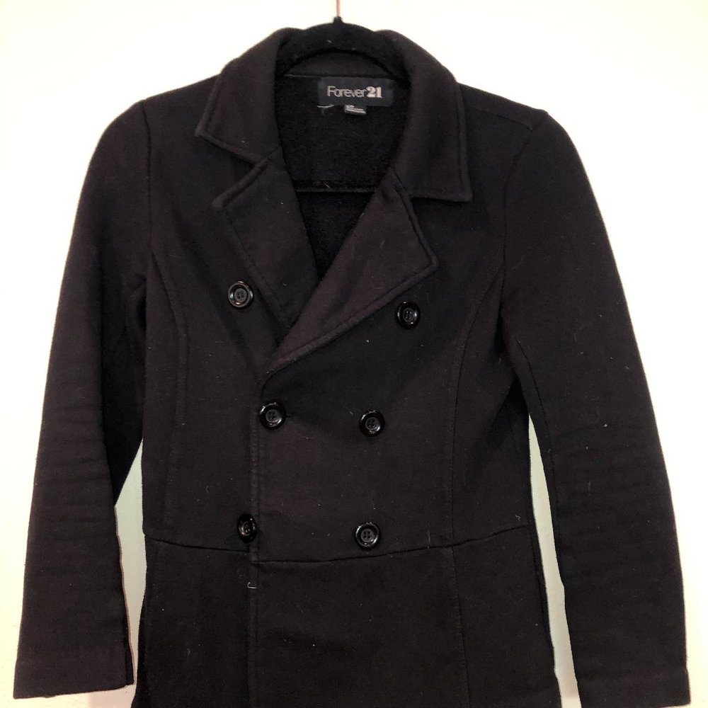 Forever 21 Soft Black Jacket/Blazer